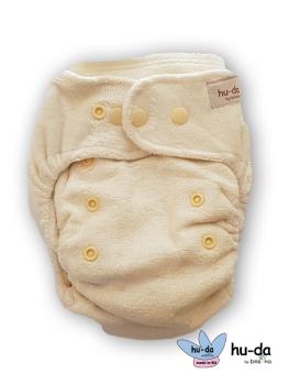hu-da One-Size-Windel 2.0 Bambusfrottee SNAPS natur